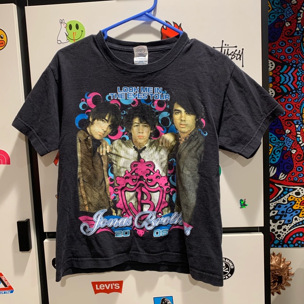 Jonas Brothers Look Me In The Eyes Concert Tee 2008